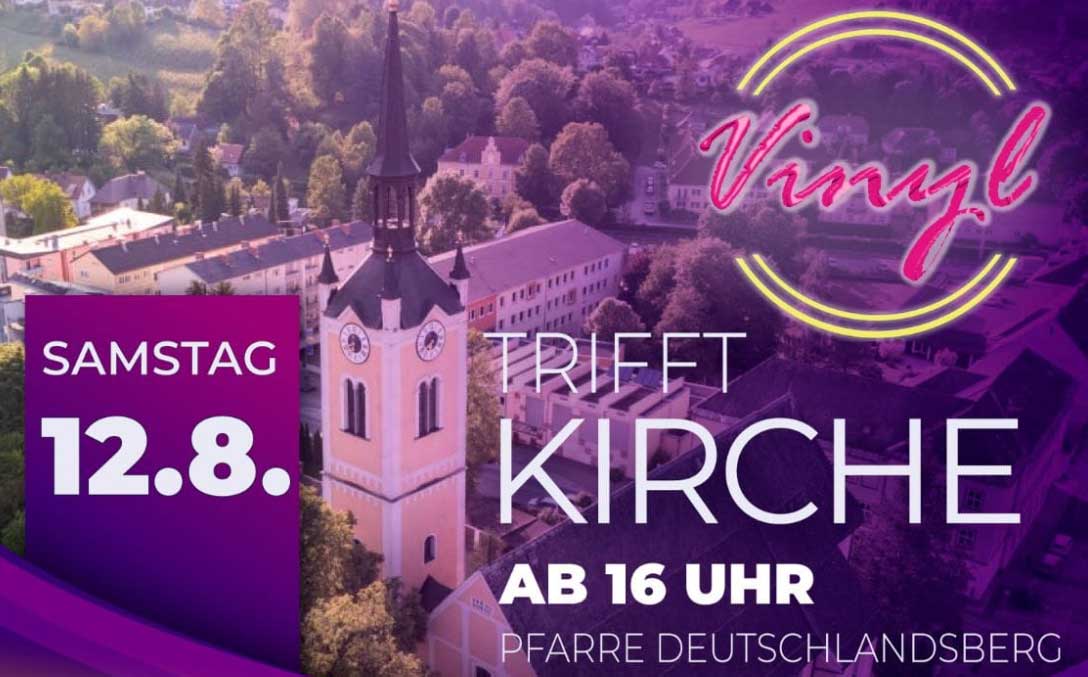 Vinyl trifft Kirche mit Live Musik