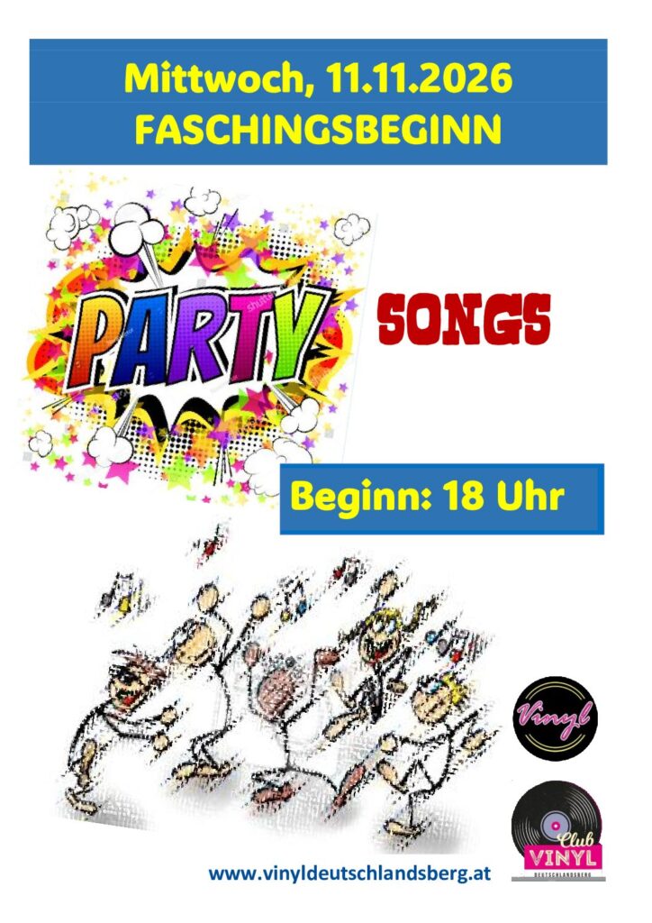 Partysongs _ Faschingseröffnung im Viyl